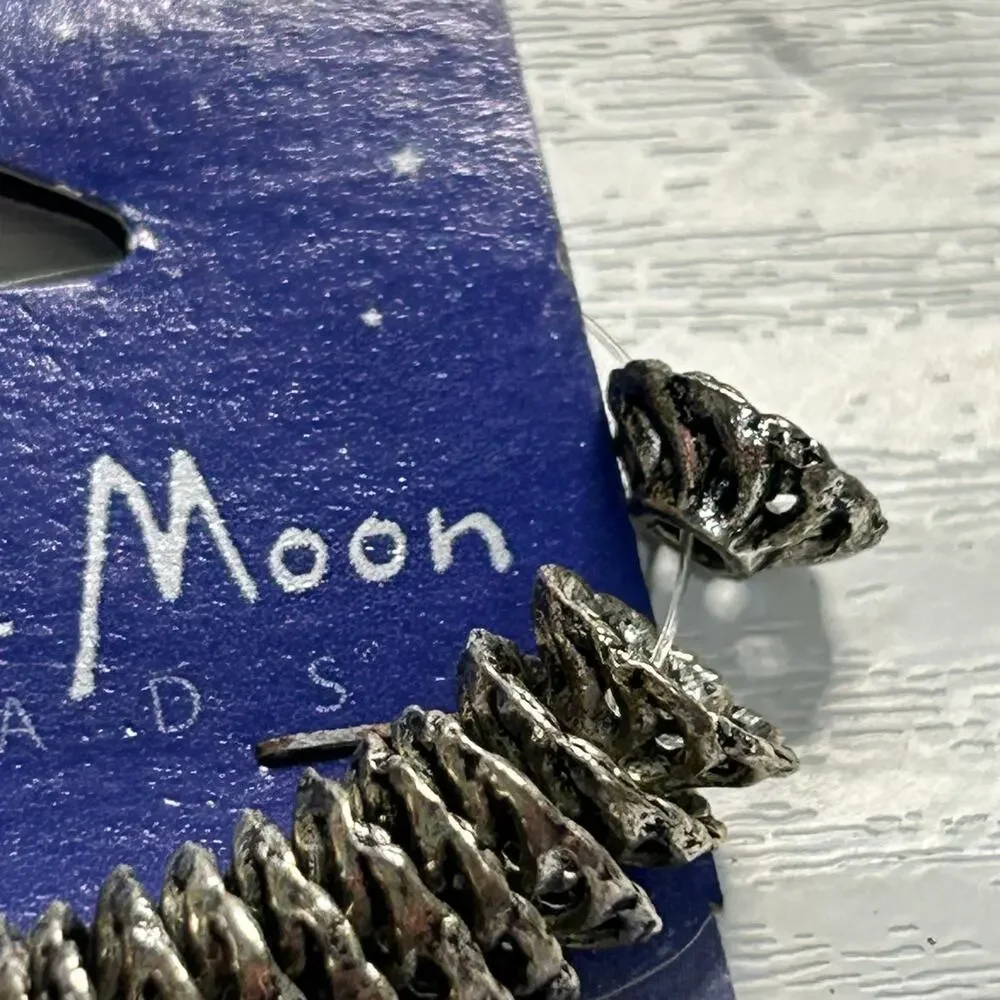 Blue Moon Beads Silver Metal Rondelle Findings Lot 7 Packs